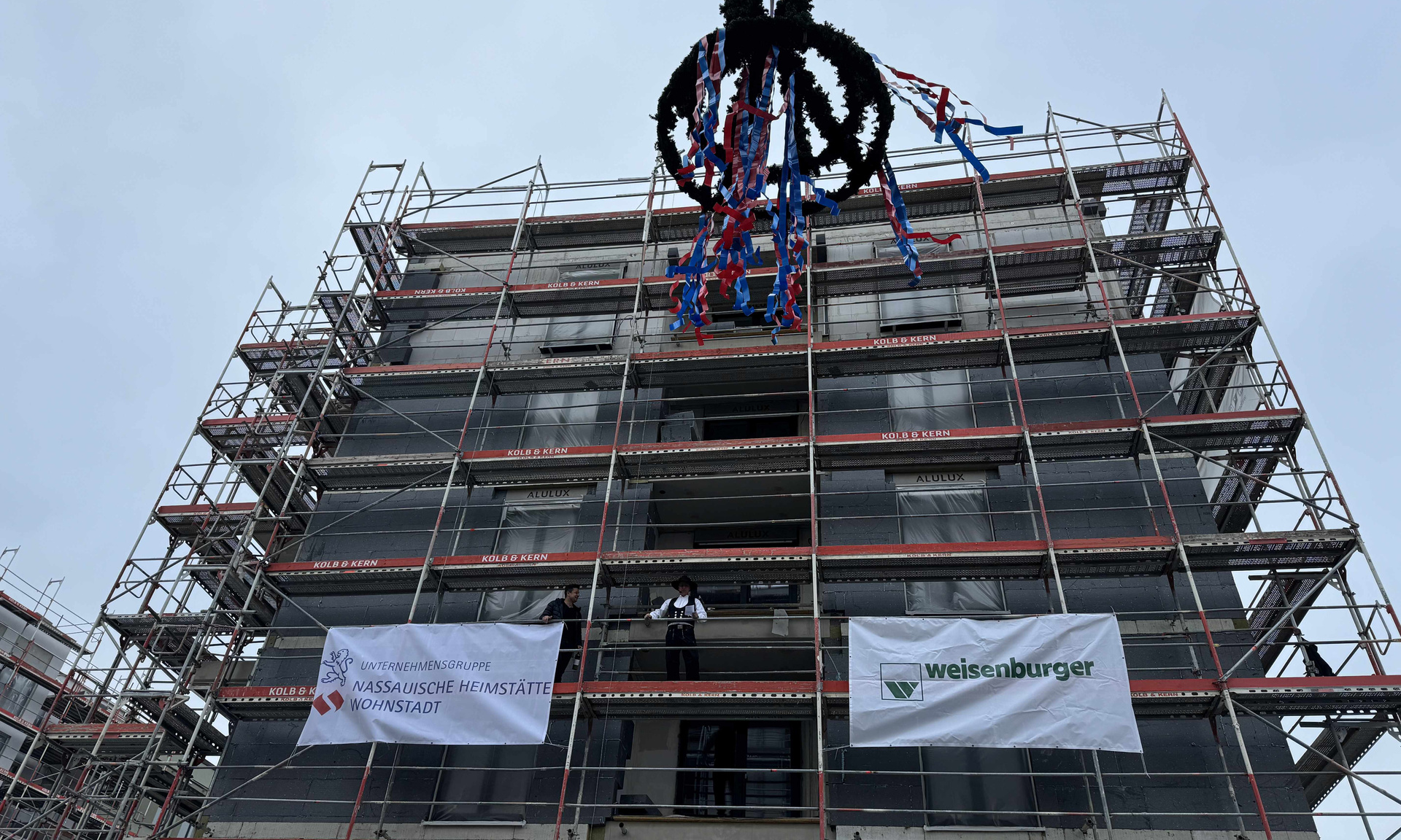 Richtfest für die Baufelder F1 und F2. Foto: NHW