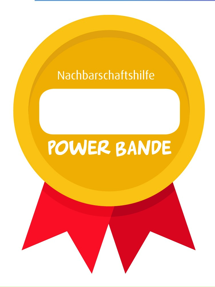 Abzeichen Nachbarschaftshilfe der Power Bande