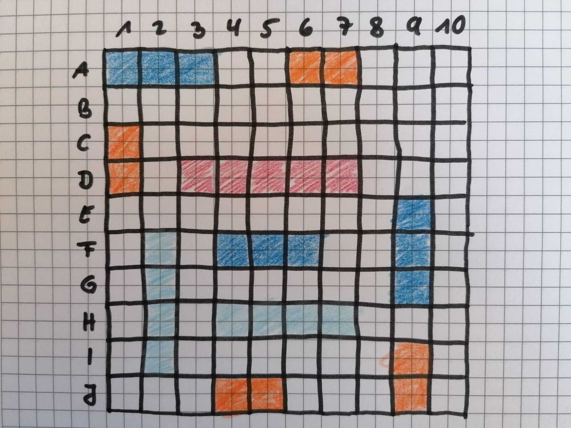 Die Power Bande spielt Schiffe versenken.