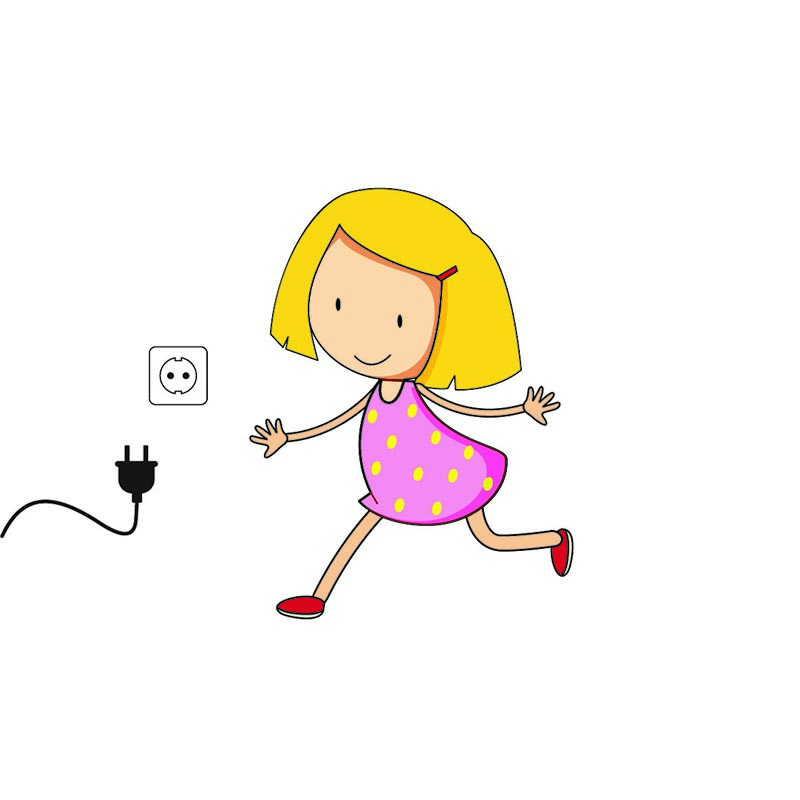 Alina von der Power Bande spart Strom.