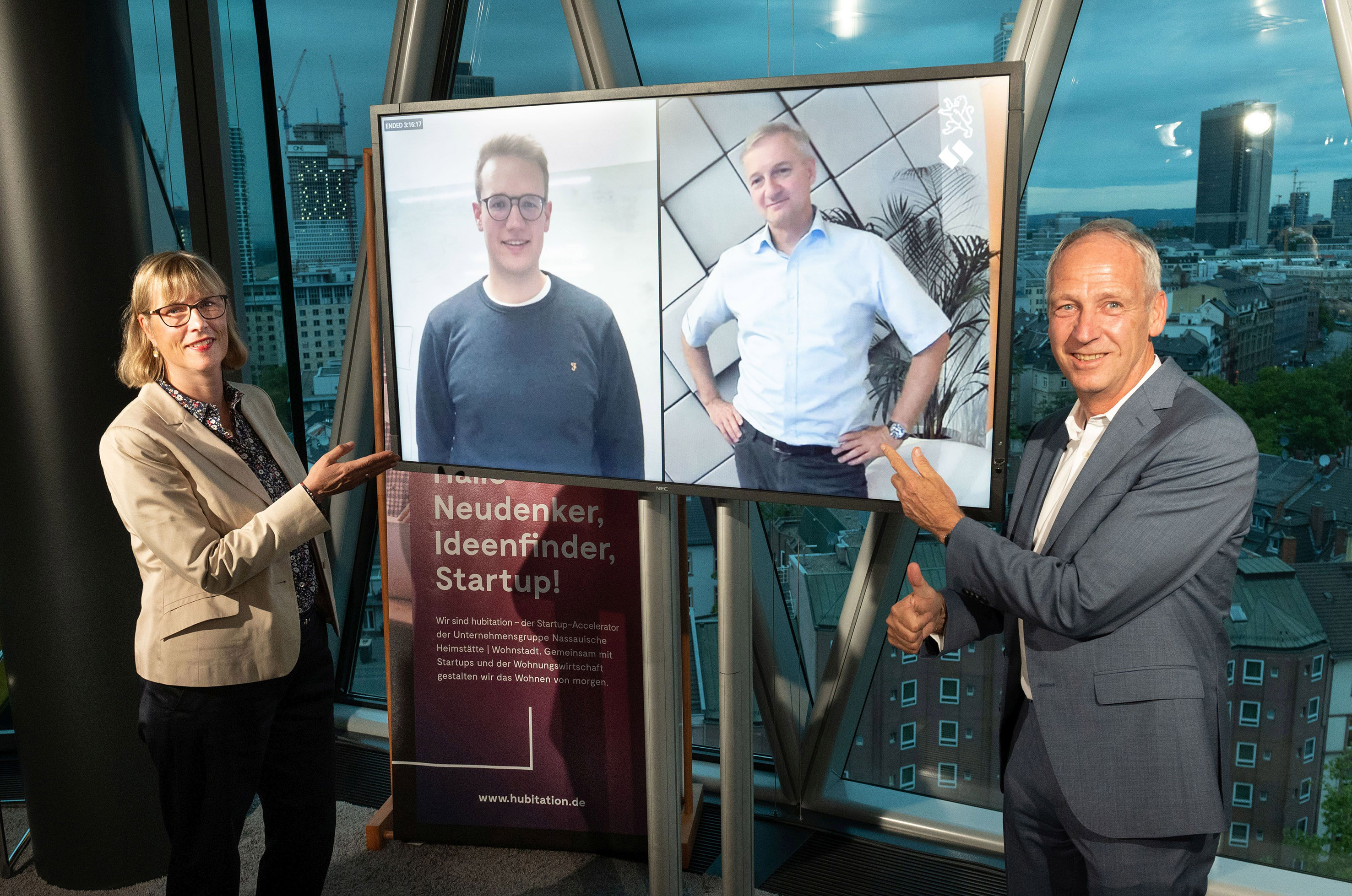 Siegerehrung hubitation contest