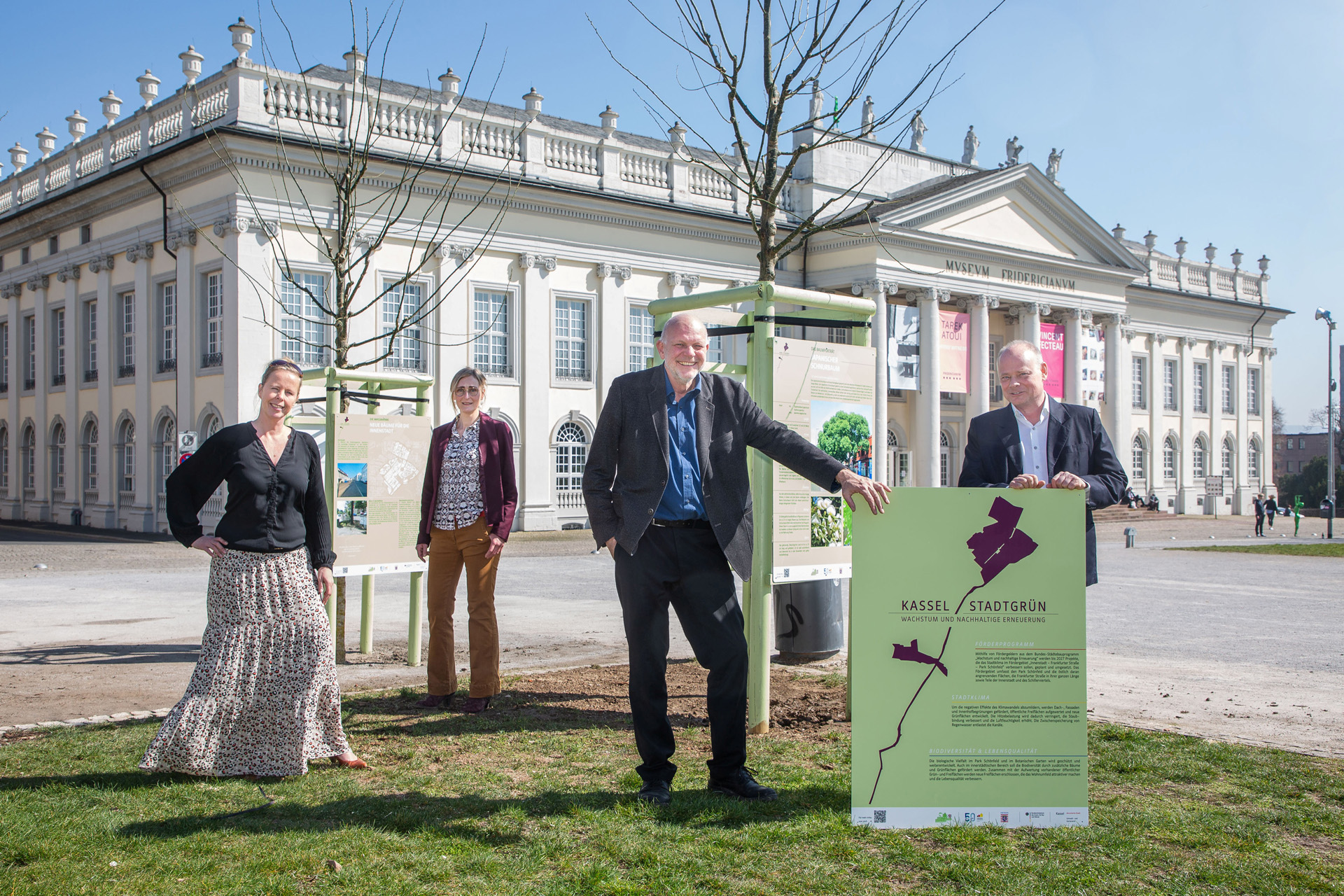 Baumpflanzung Friedrichsplatz Kassel