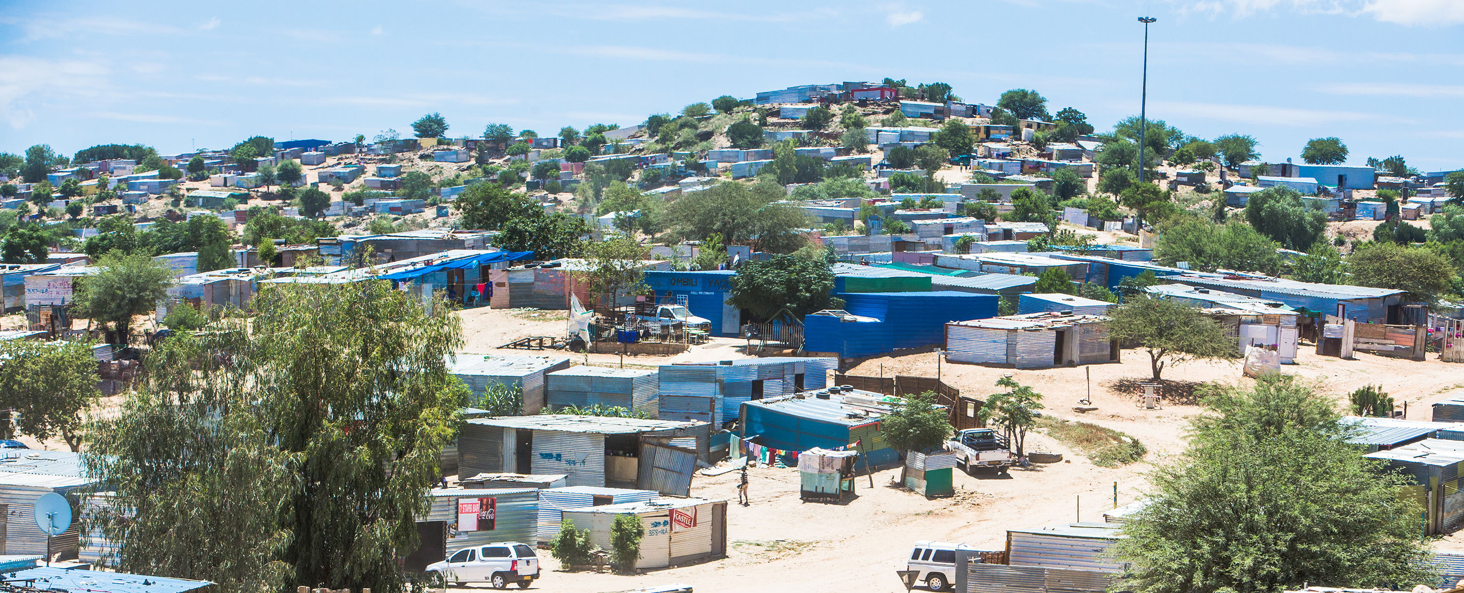 Pressefoto Slum-Gebiete