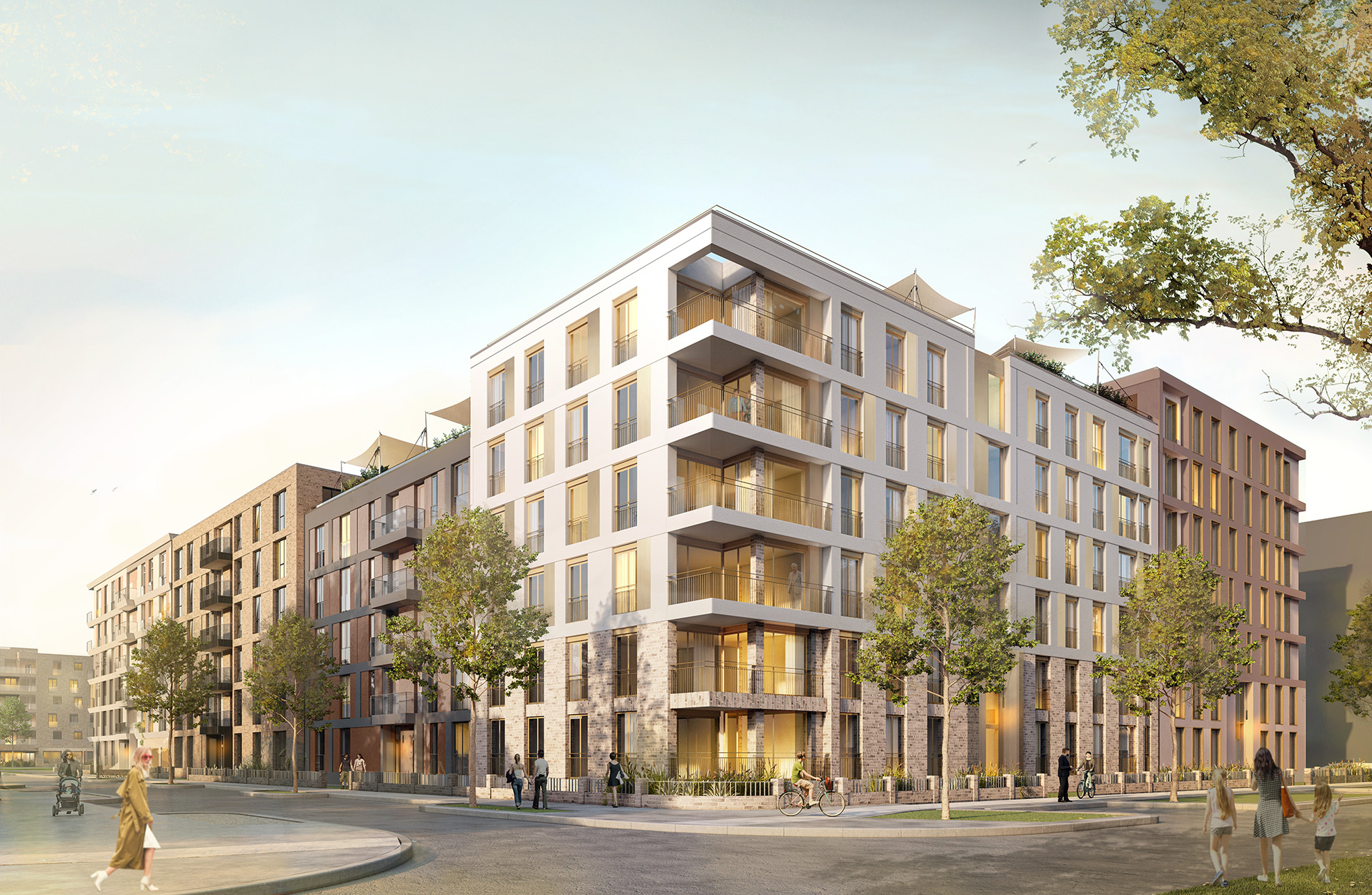 Visualisierung Baufeld Instone