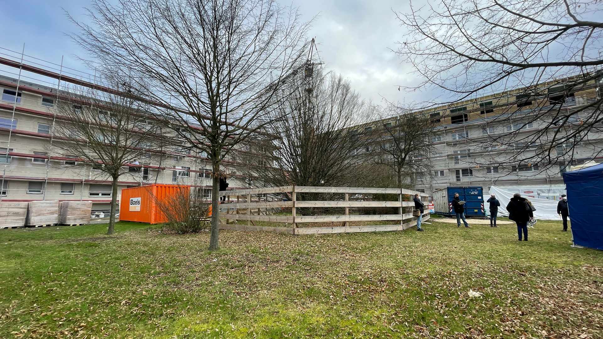 Modernisierung des Gebäudes