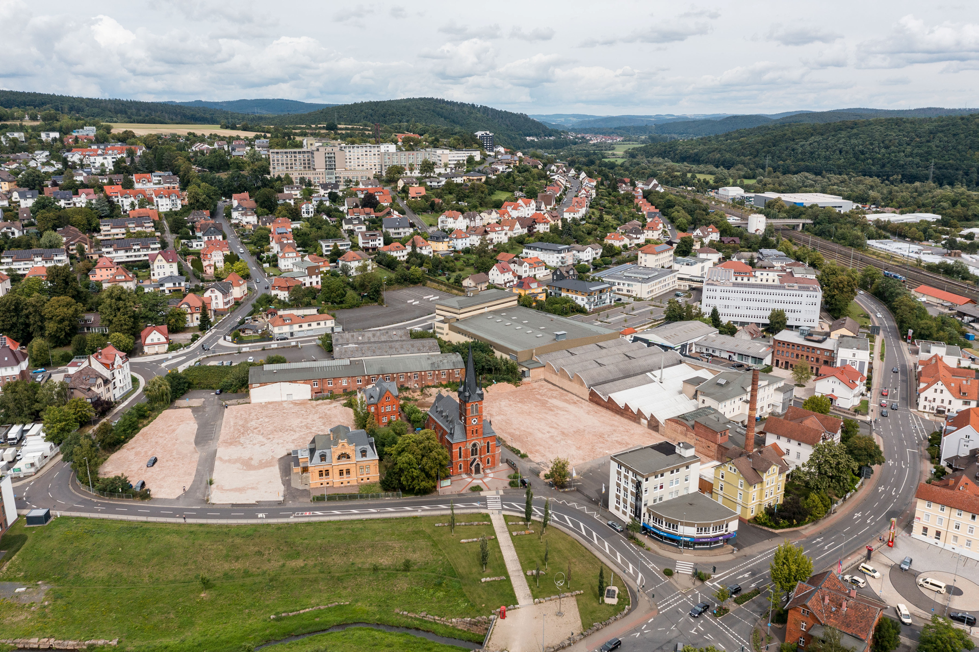 Luftaufnahme von Bad Hersfeld