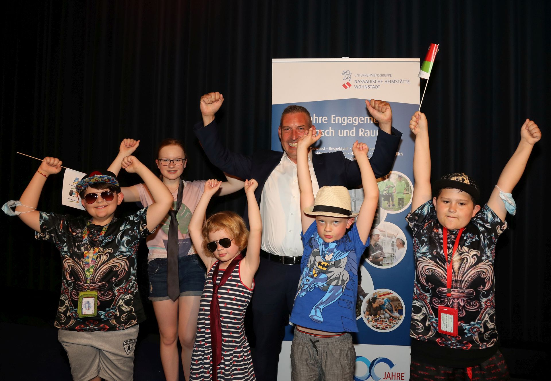 Sascha Holstein und Kids freuen sich auf den Film