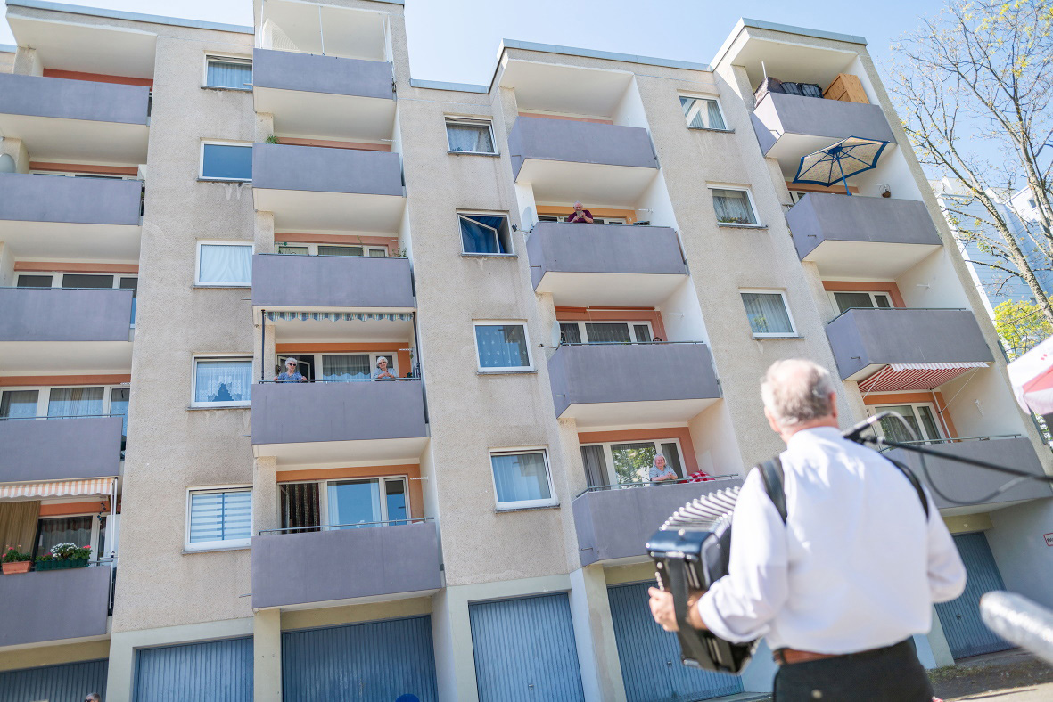 Balkonkonzert in Wiesbaden