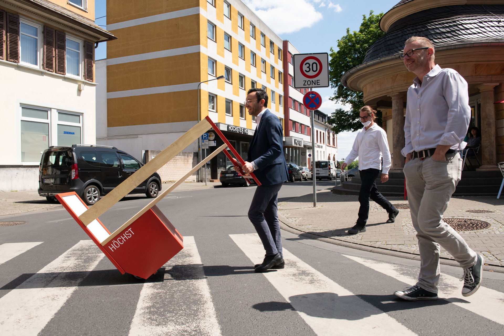 Mobile Bänke in Höchst