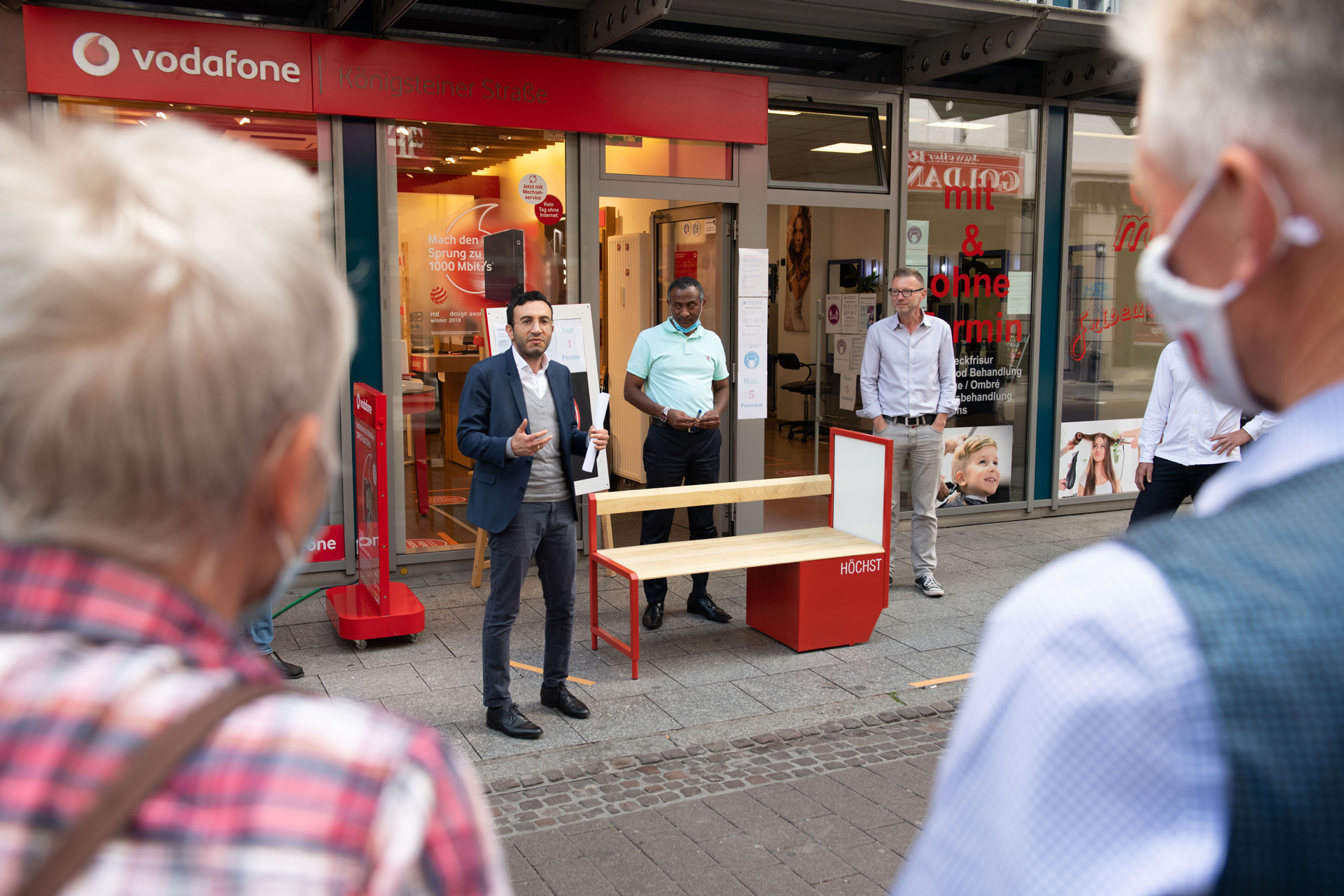 Mobile Bänke in Höchst