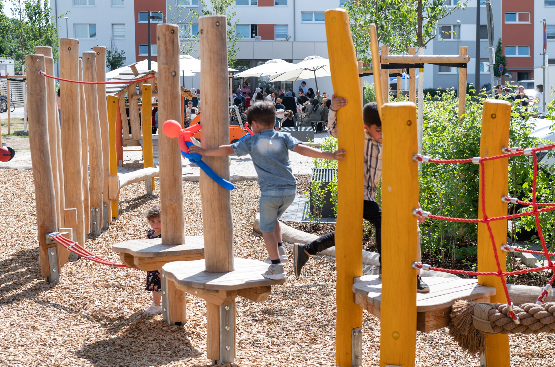 Neuer Spielplatz auf der Mainhöhe