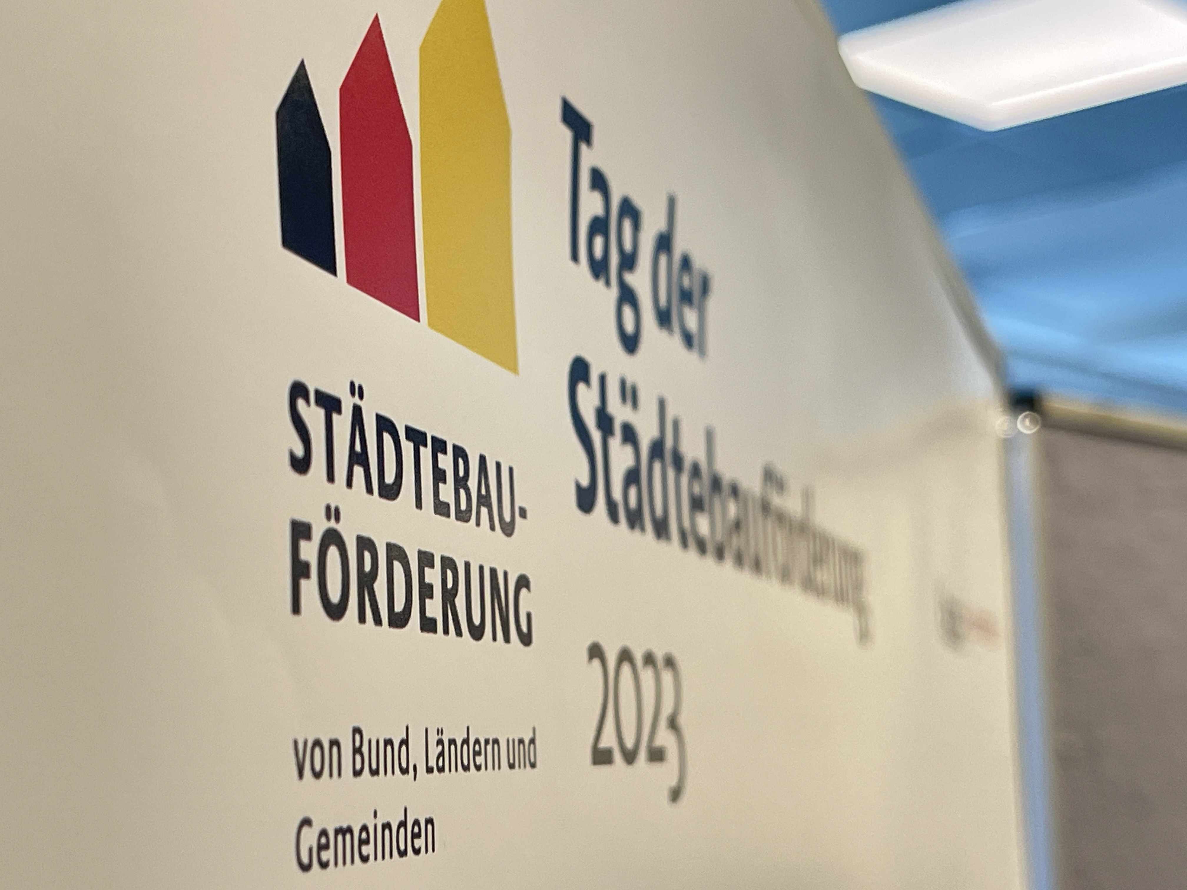 Bild vom Logo des Tags der Städtebauförderung.