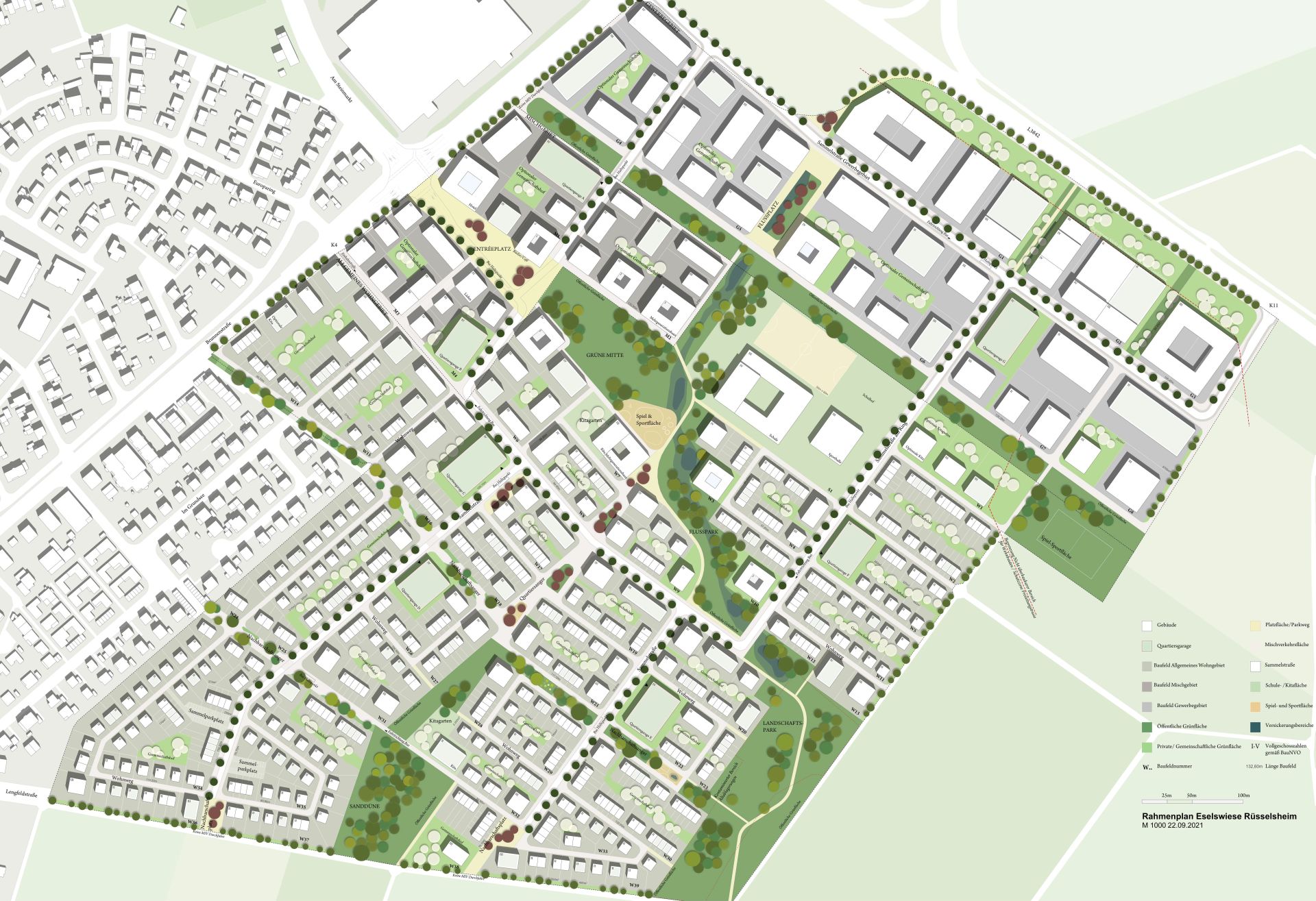 Plan von der Eselswiese