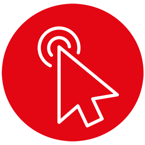 Mauspfeil der einen Punkt anzeigt