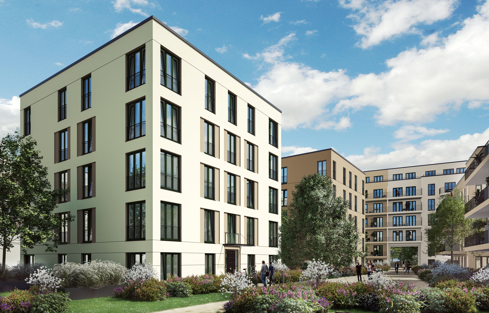 Innenhof Goethequartier