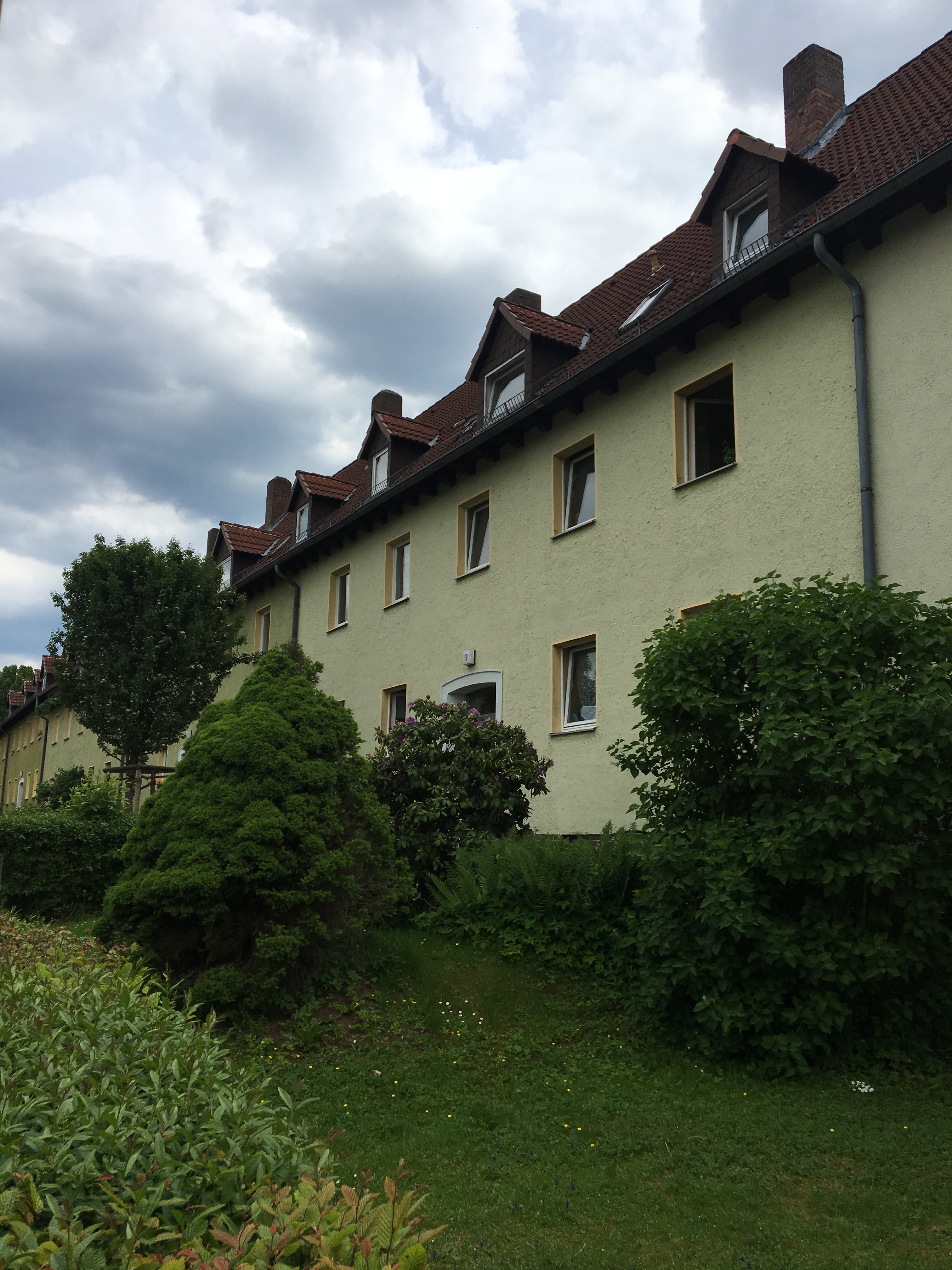 Typischer Straßenzug in der Mattenberg-Siedlung.