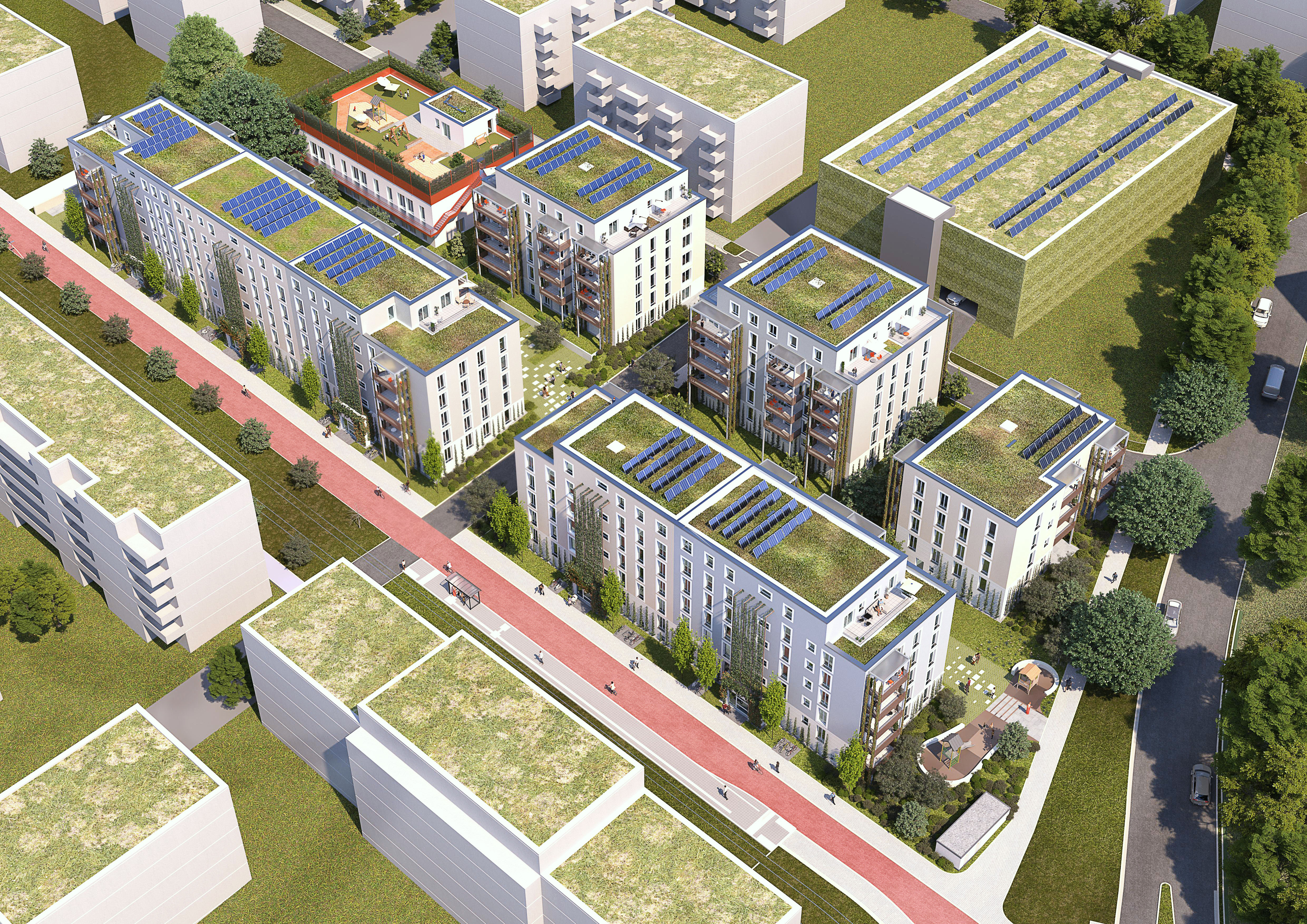 Visualisierung Neubau Mariengärten