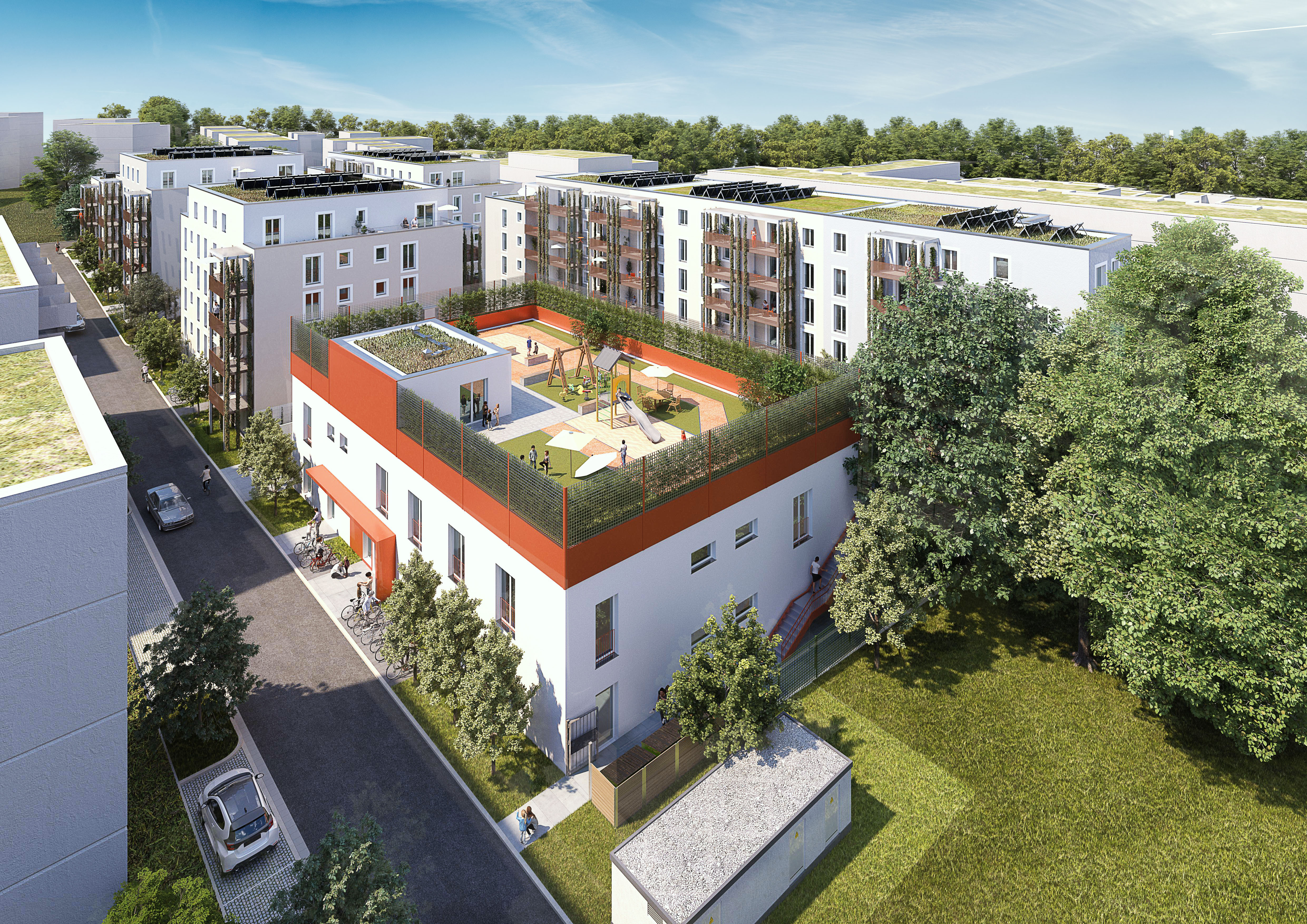 Visualisierung Neubau Mariengärten